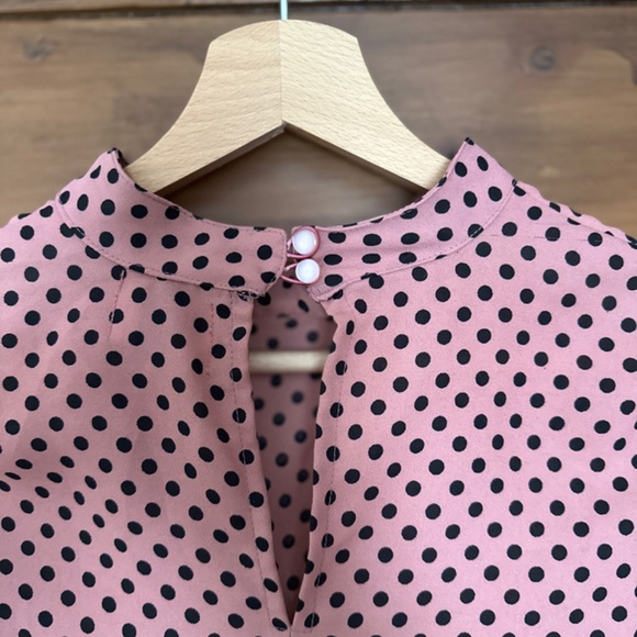 Pink black polka dots dress - Compania Fantastica - Picture 4 of 4